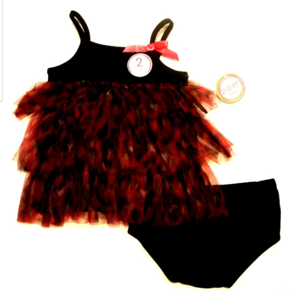Piper Baby Tiered Tutu Dress 0-3 Months